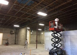 commercial ceiling-spray-painting in kingston