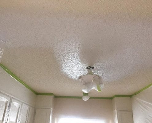 popcorn-ceiling-repair-removal in kingston house