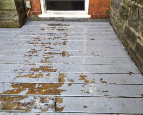 Deck Painting Contractors Kingston - Before