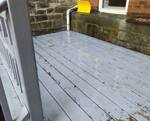 Deck Painting Kingston - Before