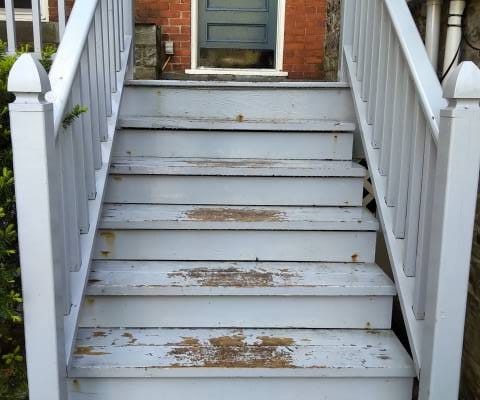 Stair Painting Kingston - Before