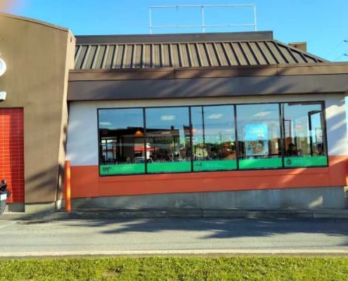 A & W Restaurant Exterior Painting Company - Before