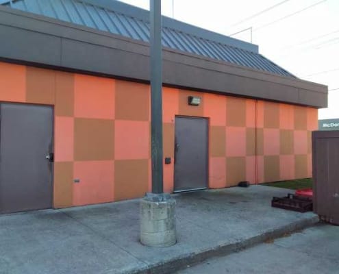A & W Restaurant Exterior Painting in Kingston - Before