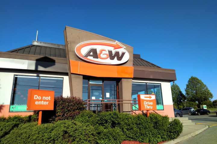 A & W Restaurant Painting - Before
